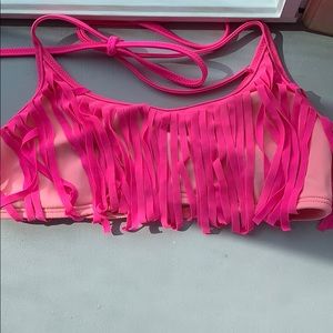 Pink bathing suit